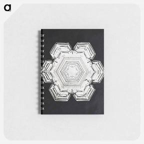 アートメモ帳-Wilson Bentley's Snowflake 10 - ウィルソン ベントレー Memo.