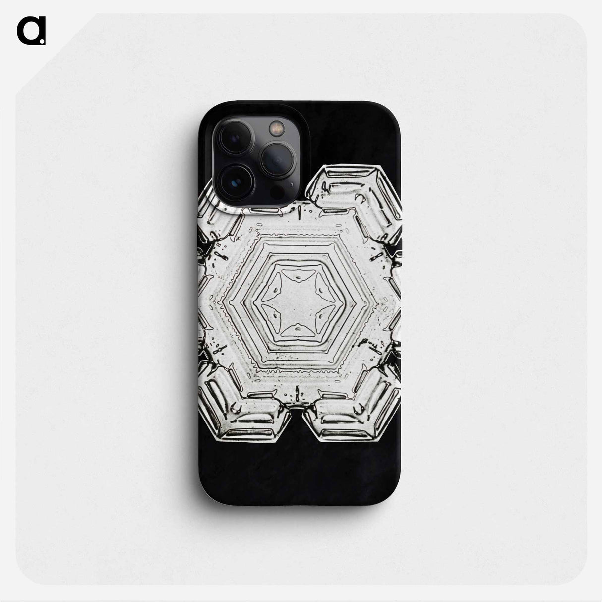 Wilson Bentley's Snowflake 10 - ウィルソン ベントレー Phone Case.