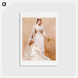 アートポストカード-A Bride - アボット ハンダーソン セイヤー Postcard.