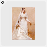 アートポストカード-A Bride - アボット ハンダーソン セイヤー Postcard.