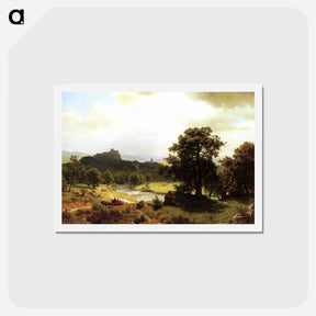 アートポストカード-Day's Beginning - アルバート ビアスタット Postcard.