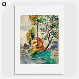 Tree and Rock - アルフレッド ヘンリー マウラー Poster.