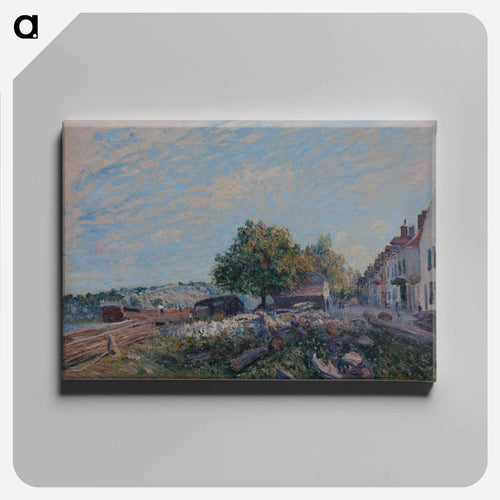 Saint Mammes-Morning - アルフレッド シスレー Canvas.