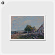 アートポストカード-Saint Mammes-Morning - アルフレッド シスレー Postcard.
