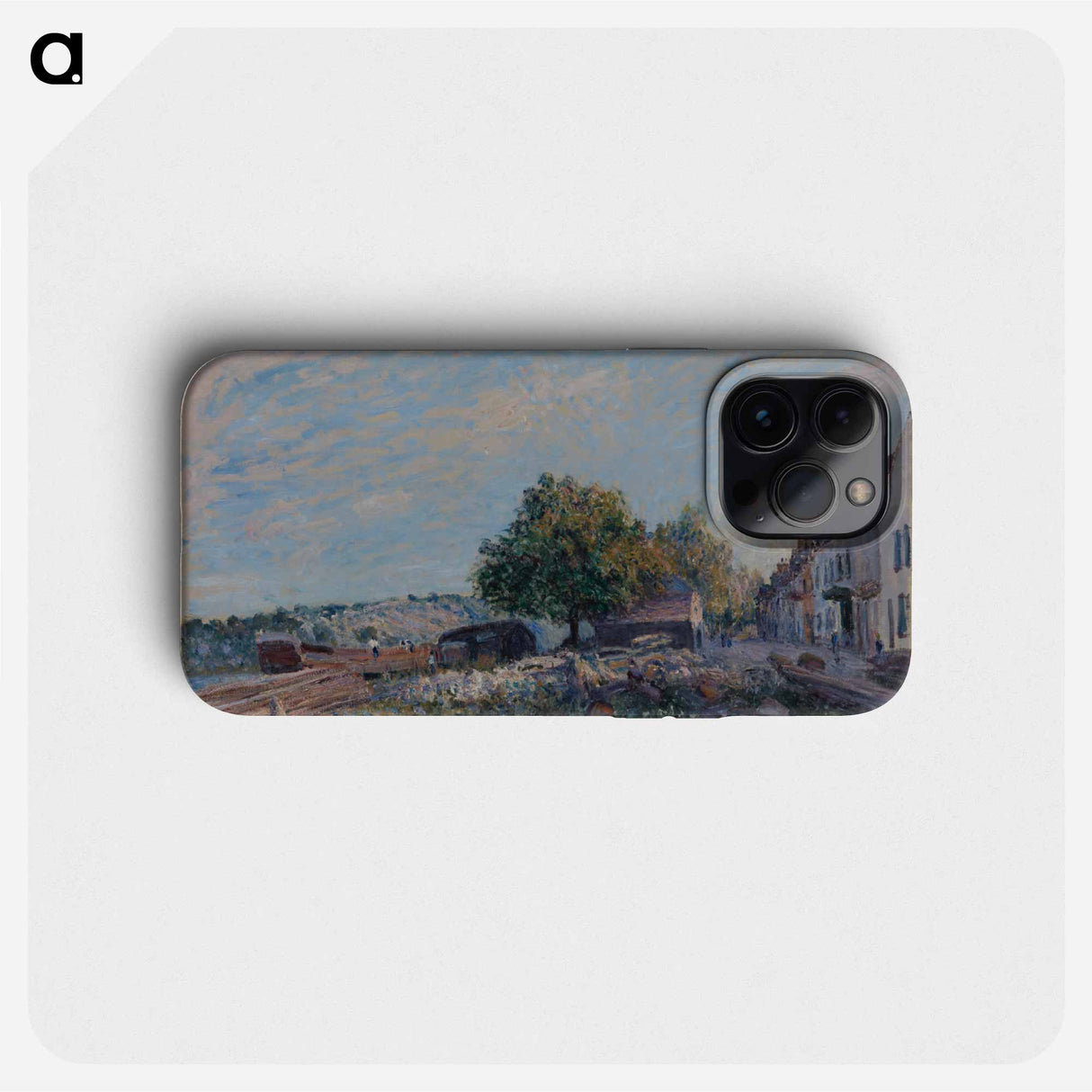 Saint Mammes-Morning - アルフレッド シスレー Phone Case.