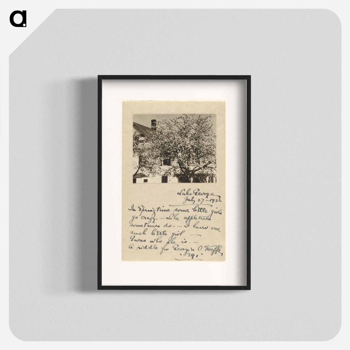 Apple Blossoms - アルフレッド スティーグリッツ Poster.