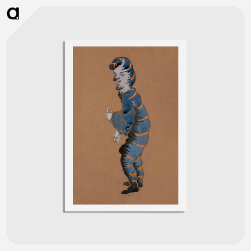 Caterpillar Costume Design for Alice in Wonderland - 不思議の国のアリス Postcard.