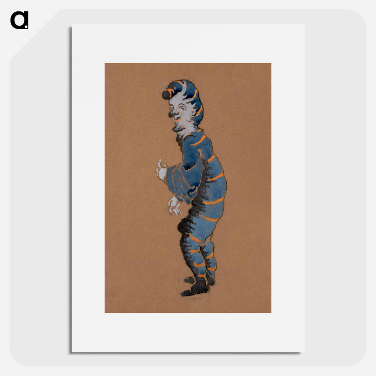 Caterpillar Costume Design for Alice in Wonderland - Alice in Wonderland Poster.