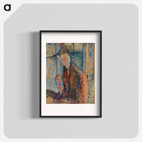 アートポスター-Reverie (Study for the Portrait of Frank Burty Haviland) - アメデオ モディリアーニ Poster.