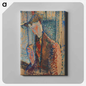 アートパネル-Reverie (Study for the Portrait of Frank Burty Haviland) - アメデオ モディリアーニ Canvas.
