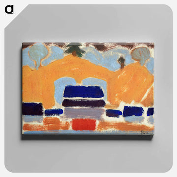 Landscape with Houses - アーサー ダヴ Canvas.