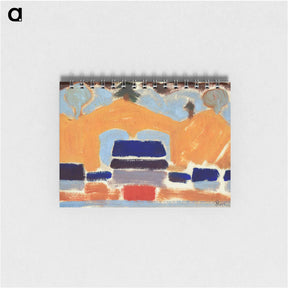 アートメモ帳-Landscape with Houses - アーサー ダヴ Memo.