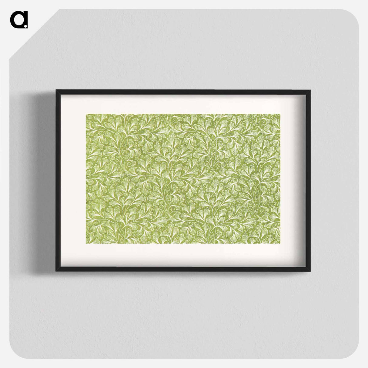 アートポスター-Green Botanical Pattern
 - 大英図書館 Poster.