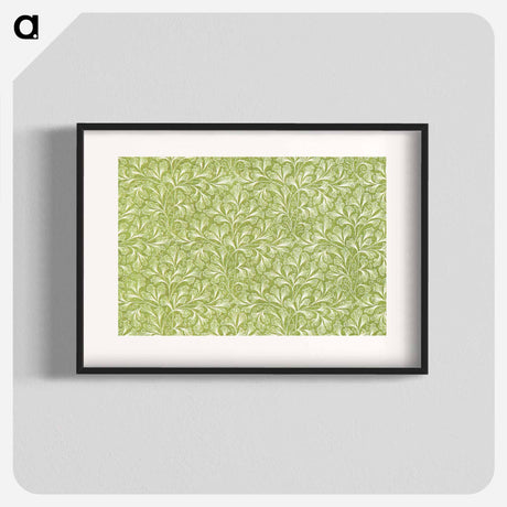 アートポスター-Green Botanical Pattern
 - 大英図書館 Poster.