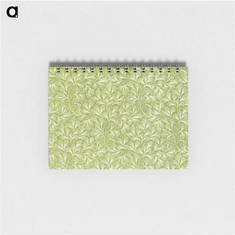 アートメモ帳-Green Botanical Pattern
 - 大英図書館 Memo.