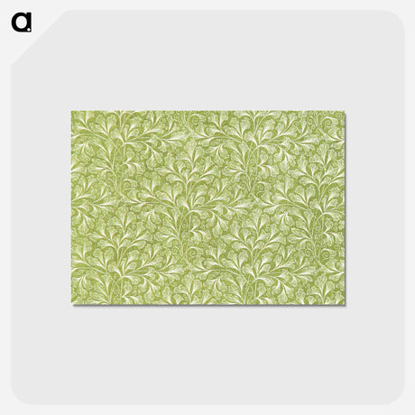 アートポストカード-Green Botanical Pattern
 - 大英図書館 Postcard.