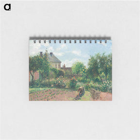 アートメモ帳-The Artist's Garden at Eragny - カミーユ ピサロ Memo.
