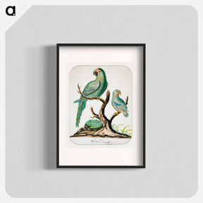 アートポスター-Two Parrots on a Barren Tree - チャールズ デムス Poster.