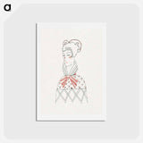 アートポストカード-Les Gorgerettes
 - シャルル マルタン Postcard.