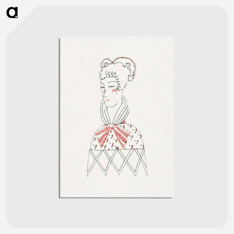 アートポストカード-Les Gorgerettes
 - シャルル マルタン Postcard.
