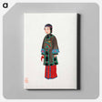 アートパネル-Chinese Lady in Official Robe
 - 中国の衣装 Canvas.
