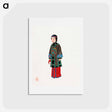 アートポストカード-Chinese Lady in Official Robe
 - 中国の衣装 Postcard.