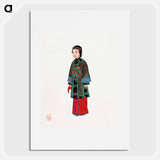 アートポスター-Chinese Lady in Official Robe
 - 中国の衣装 Poster.