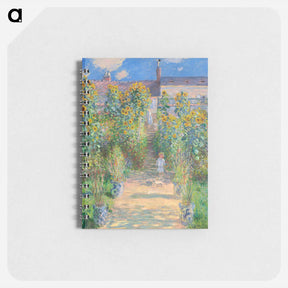 アートメモ帳-The Artist's Garden at Vétheuil - クロード モネ Memo.