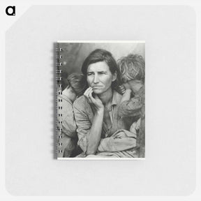 アートメモ帳-Portret van Florence Owens Thompson - ドロテア ラング Memo.
