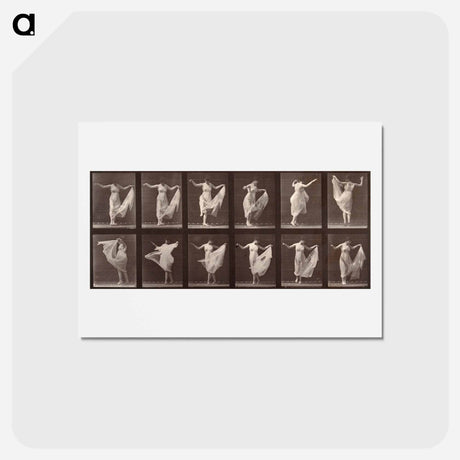 アートポストカード-Dancing Woman
 - エドワード マイブリッジ Postcard.