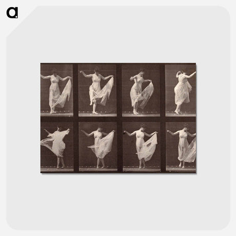 アートポストカード-Dancing Woman
 - エドワード マイブリッジ Postcard.