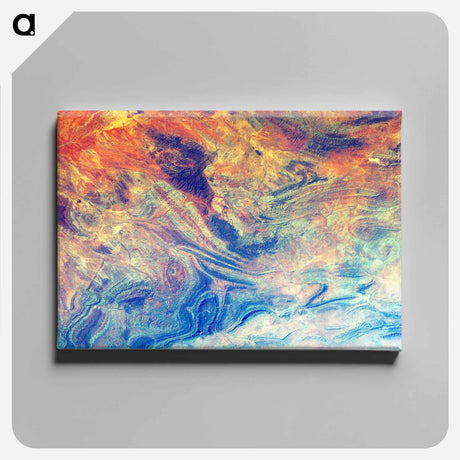 アートパネル-Lake Torrens and the Australian Outback
 - 上空からの地球 Canvas.