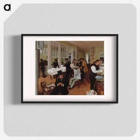 アートポスター-A Cotton Office in New Orleans - エドガー ドガ Poster.