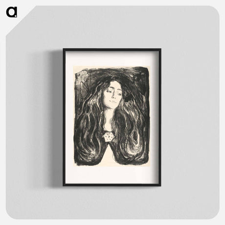 アートポスター-The Brooch - エドヴァルド ムンク Poster.