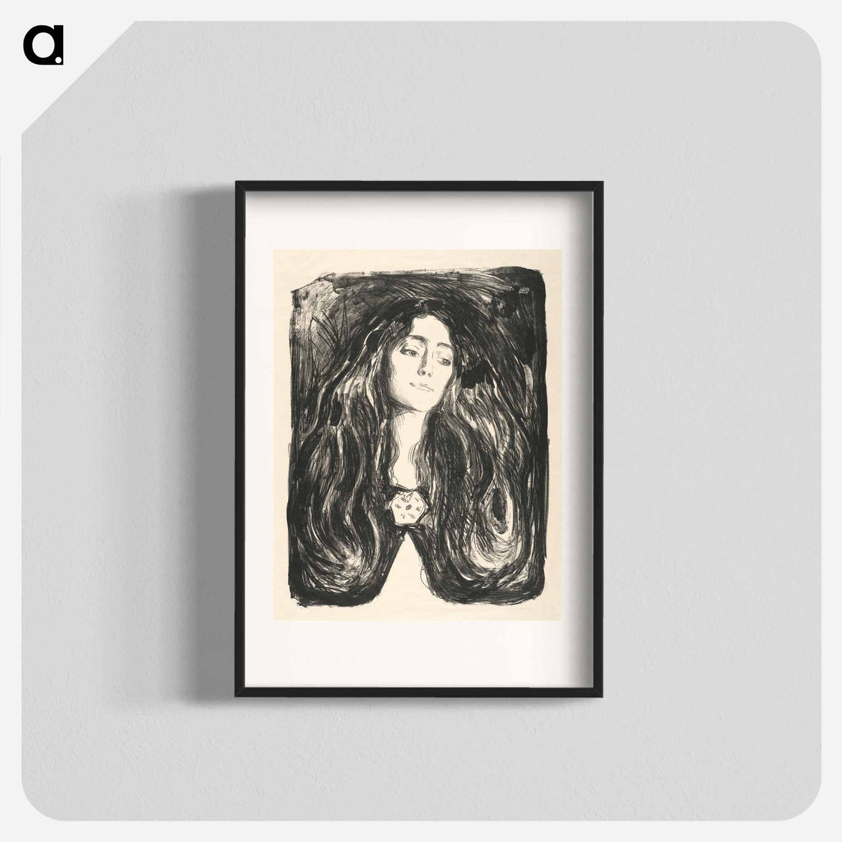 The Brooch - Edvard Munch Poster.