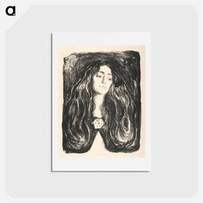 アートポストカード-The Brooch - エドヴァルド ムンク Postcard.