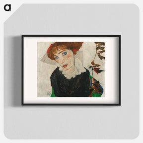 アートポスター-Egon Schiele's Portrait of Wally Neuzil - エゴン シーレ Poster.