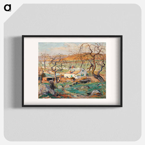 Landscape with Gnarled Trees - アーネスト ローソン Poster.