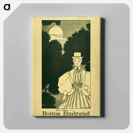 アートパネル-The Best Guide to Boston poster of a woman in high resolution by Ethel Reed. - エセル リード Canvas.