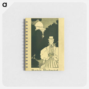 アートメモ帳-The Best Guide to Boston poster of a woman in high resolution by Ethel Reed. - エセル リード Memo.