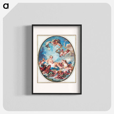 アートポスター-The Birth and Triumph of Venus - フランソワ ブーシェ Poster.