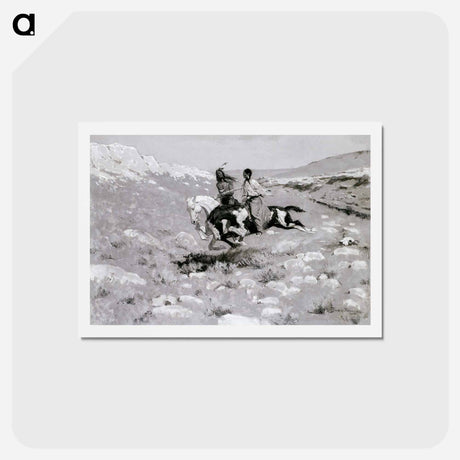 アートポストカード-Ceremony of the Fastest Horse
 - フレデリック レミントン Postcard.