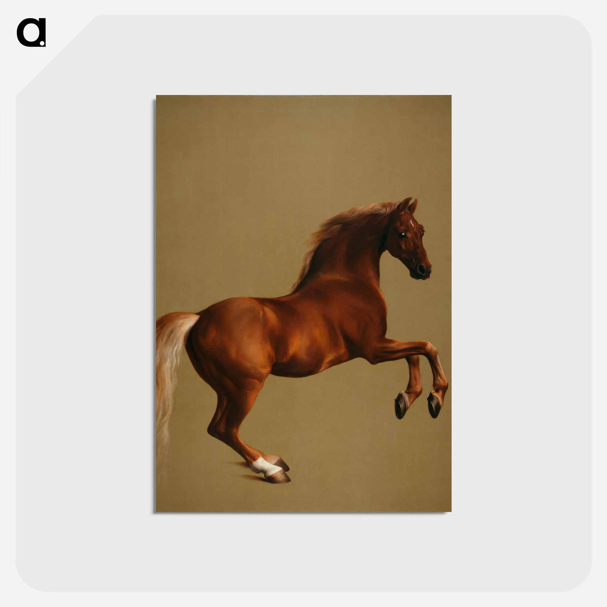 アートポストカード-Whistlejacket - ジョルジュ スーラ Postcard.