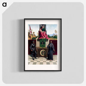 アートポスター-Castelfranco Madonna
 - ジョルジョーネ Poster.