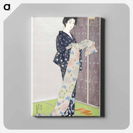 アートパネル-Young Woman in a Summer Kimono
 - 橋口 五葉 Canvas.