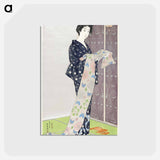 アートポストカード-Young Woman in a Summer Kimono
 - 橋口 五葉 Postcard.