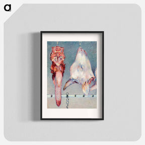 アートポスター-Calf’s Head and Ox Tongue - ギュスターヴ カイユボット Poster.