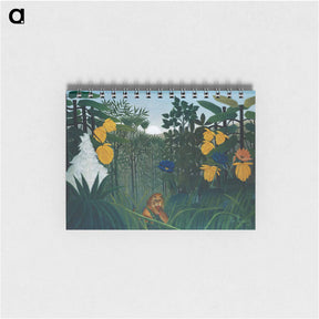 アートメモ帳-The Repast of the Lion - アンリ ルソー Memo.
