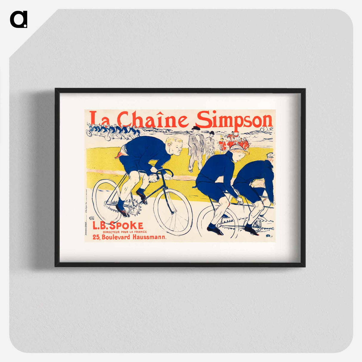 The Simpson Chain - Henri de Toulouse-Lautrec Poster.