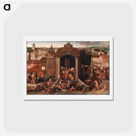 アートポストカード-Christ Expels the Peddlers from the Temple
 - ヒエロニムス ボス Postcard.